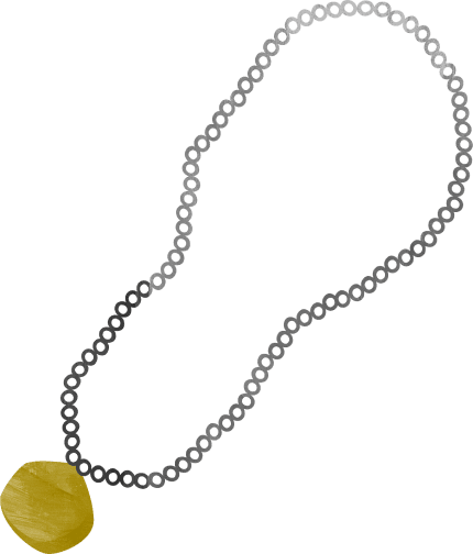 ネックレスのイラスト