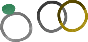 3つの指輪のイラスト