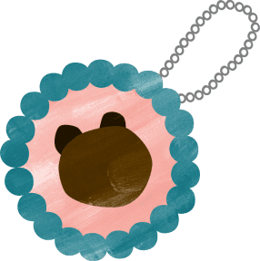 キーホルダーのイラスト